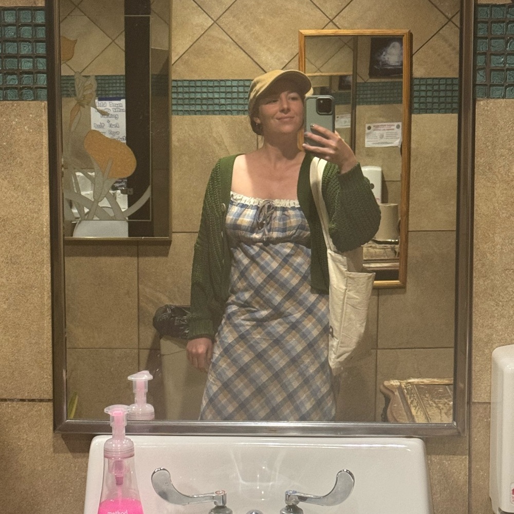 The Sam Dress in Blue Kala — M